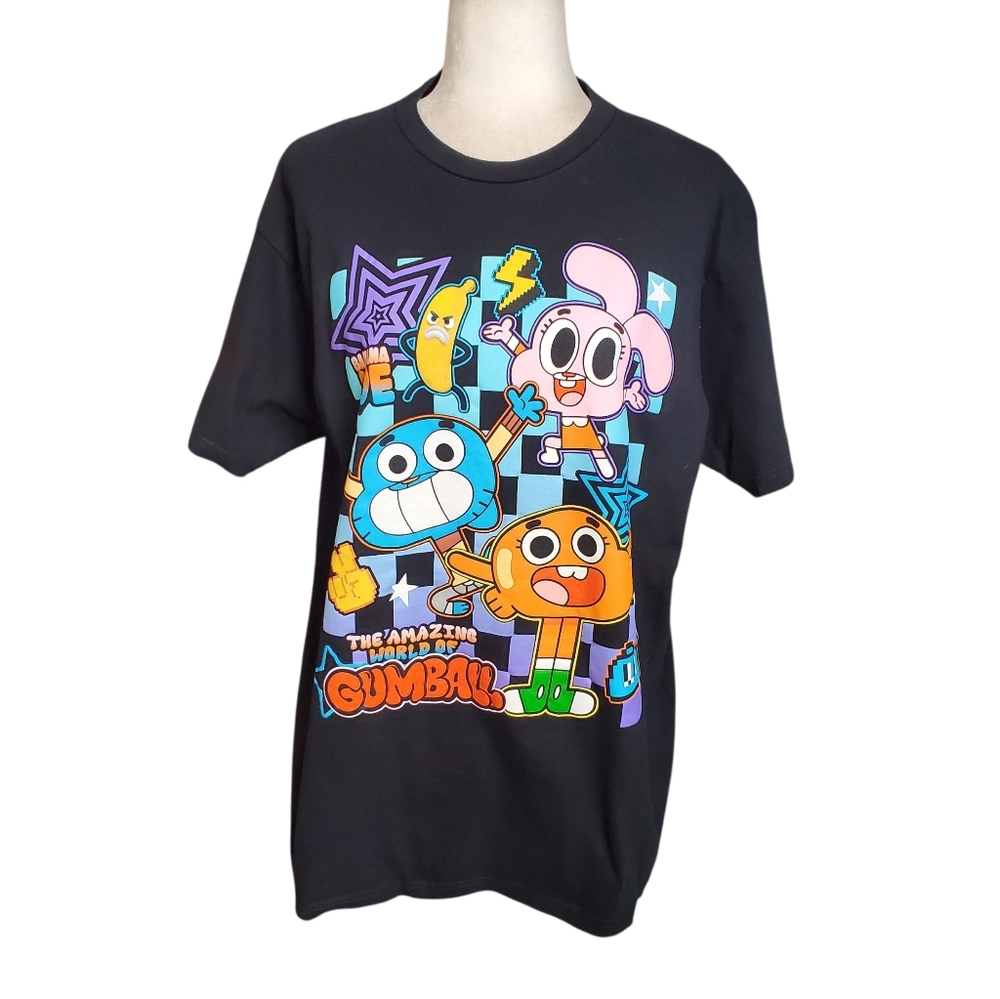 Hot Topic The Amazing World Of Gumball Group Girls T-Shirt Size Large